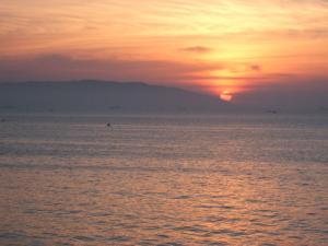 Coucher de Soleil sur la Côte d'Alger