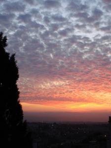 Coucher de Soleil sur le quartier de Beau Séjour (Commune de Bouzareah)