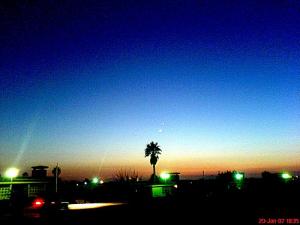 Tombée de la Nuit sur Alger