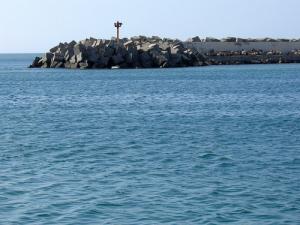 La Grande Digue et le Phare d'Alger