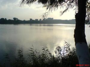 Vue d'ensemble sur le lac de Reghaia