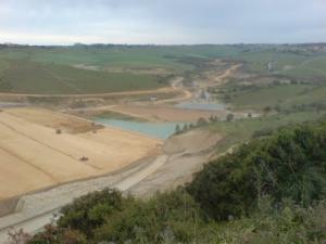 Vue sur le barrage de Douéra (Wilaya d'Alger)