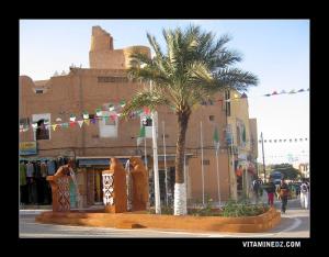 فوارة من الطراز المزابي بوسط مدينة بني يزڨن