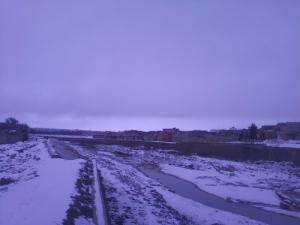 La ville de Djelfa sous la neige