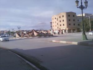 Rond point au centre ville de Djelfa