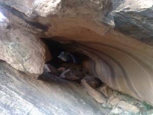 Une grotte à Djbel Edoum (Wilaya de Djelfa)