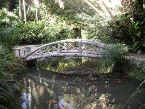Le Petit Pont d'un Lac au jardin d'Essais d'Alger