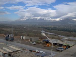 جبال بلدية العجيبة تحت الثلوج