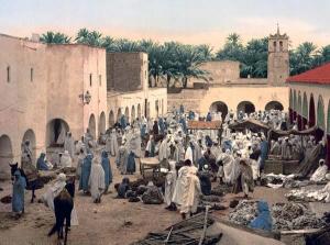 السوق المحلي لمدينة بسكرة (الفترة الإستعمارية)