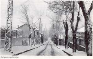 شوارع مدينة سرايدي تحت الثلوج (الفترة الإستعمارية)