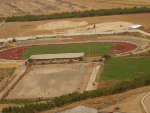 Vue extérieure du Stade de Djelfa