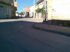 Une rue de la ville de Djelfa