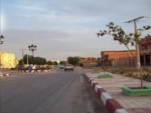 Un boulevard de la ville de Djelfa