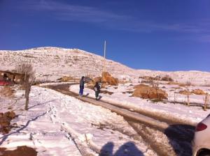 Neige sur une ruralité de Sétif