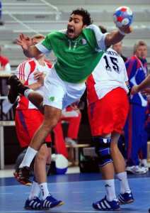 اللاعب الجزائري  لكرة اليد عبد الرحيم بالرياح