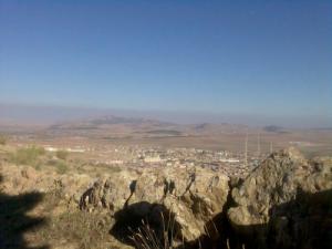 Vue sur la commune de Salah Bey depuis la Kiffene Errih