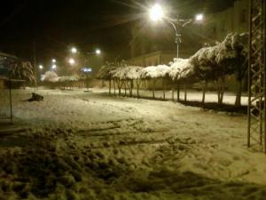 La commune de Maaouia sous la neige
