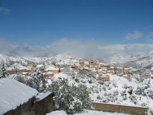Le Village de Taourirt Tamelalt sous la neige