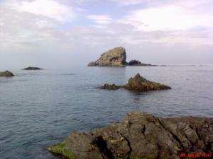 شاطئ  البلج  في فصل الصيف