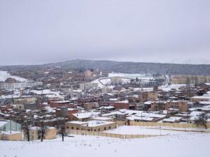 La commune de Ain Abessa sous la neige