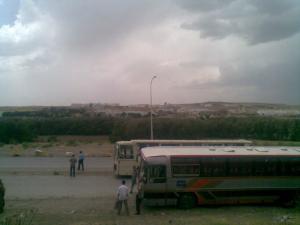 Arrêt du Bus Universitaire à El Bez (Wilaya de Setif)