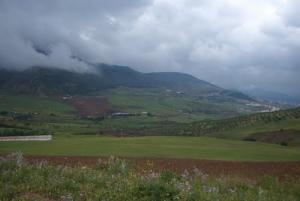 Vue sur les montagnes de Bougaa