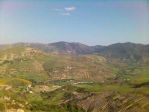 Champs agricoles dans al région de Oued Lehlibe (Wilaya de Sétif)