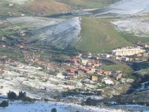 La commune de Ain Sebt sous la neige