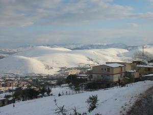 La ville de Ain Sebt sous la neige