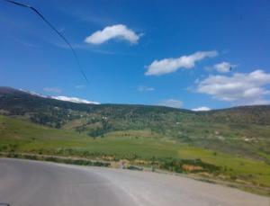 En route pour la commune de Ain Sebt