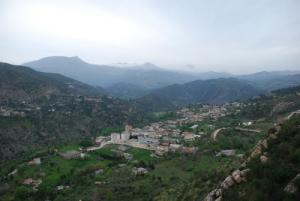 Vue sur le village Lemroudj aux alentours de Setif