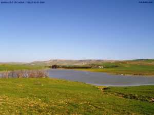 منظر من سد سيدي حسني بولاية تيارت