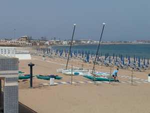 منظر من شاطئ الصنوبر بالجزائر العاصمة