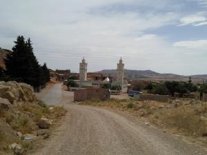 Vue sur la Mosquée du village de Bir Gsaia