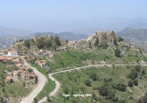 Vue sur le village de Tiget