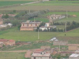Vue sur Douar Belahta depuis le haut du Kef Mennchar (Wilaya de Setif)
