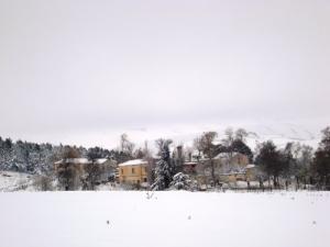 La commune de Ain Abessa sous la neige