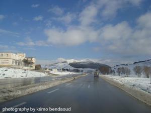 Sur la route de Theniet Ettine