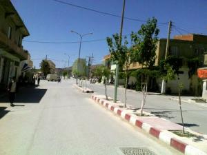 Allée centrale dans la nouvelle cité de Salah Bey (Wilaya de Setif)