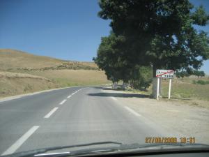 Sortie de la commune de Ain Roua