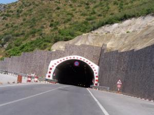 Tunnel à l'approche de Jijel