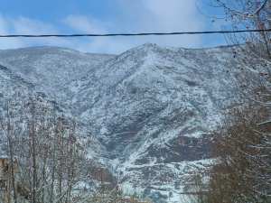 جبال مليانة تحت الثلوج