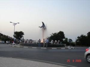 Jet d'eau au parc Zoologique de Jijel