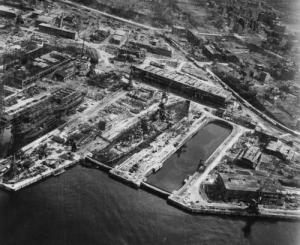 Vue aérienne de la ville et le port de Jijel
