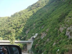 Nouveau tunel Corniche Jijel, Algerie, Juillet 2008