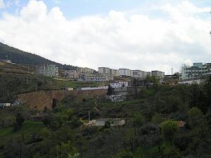 Vue sur la commune de Texenna