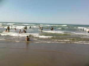 Baignade dans une plage de Jijel