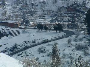 مدينة مليانة تحت الثلوج 1