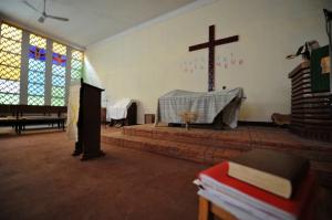 A Protestant church is pictured on June 7, 2008