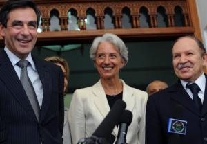 French Prime Minister Francois Fillon (L), French Economy Minister